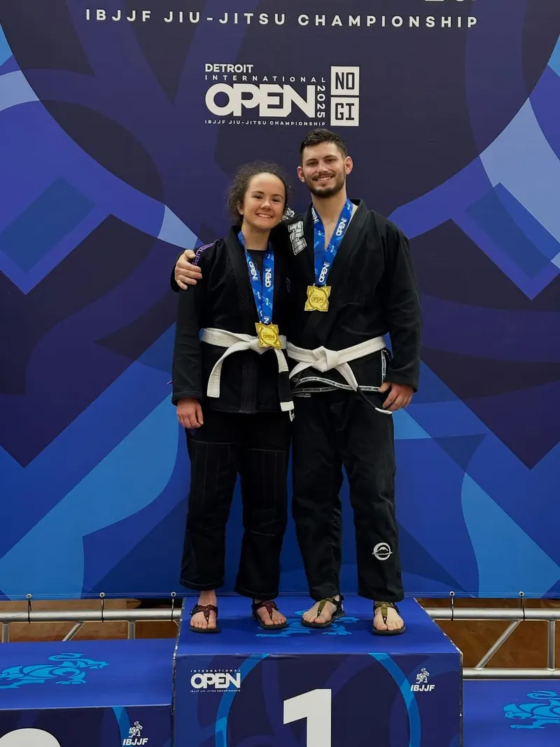 Mike and Maria Piglia — 2025 IBJJF Detroit Open Champions
